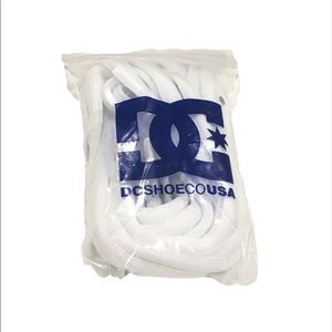 Vintage DC White Shoelaces Backup Brand New In Packaging